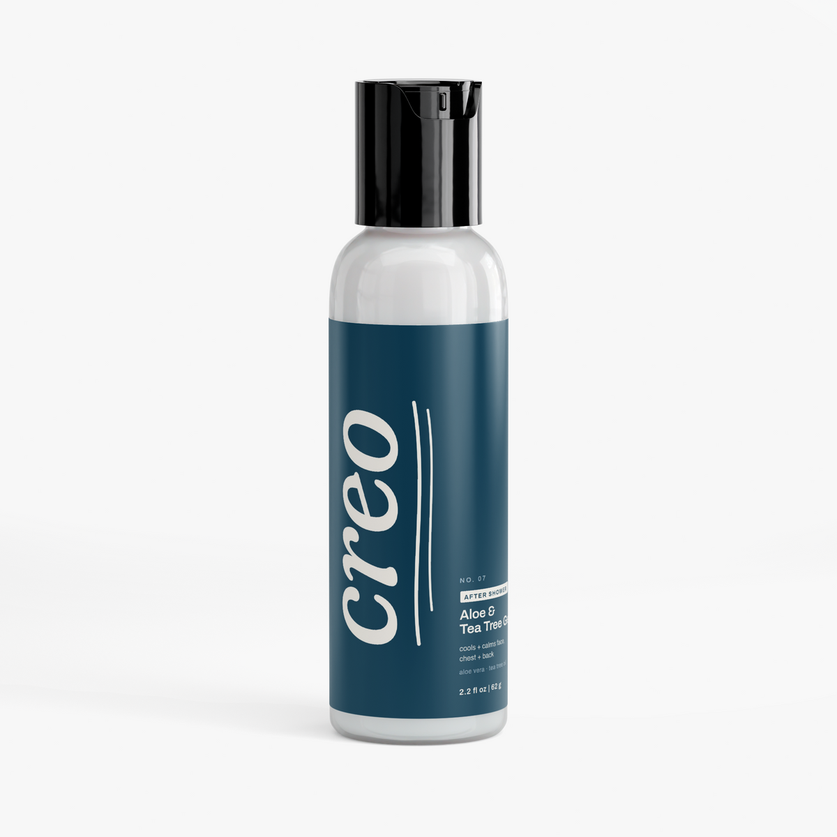 creo Aloe & Tea Tree Gel for men, 2.2 fl oz