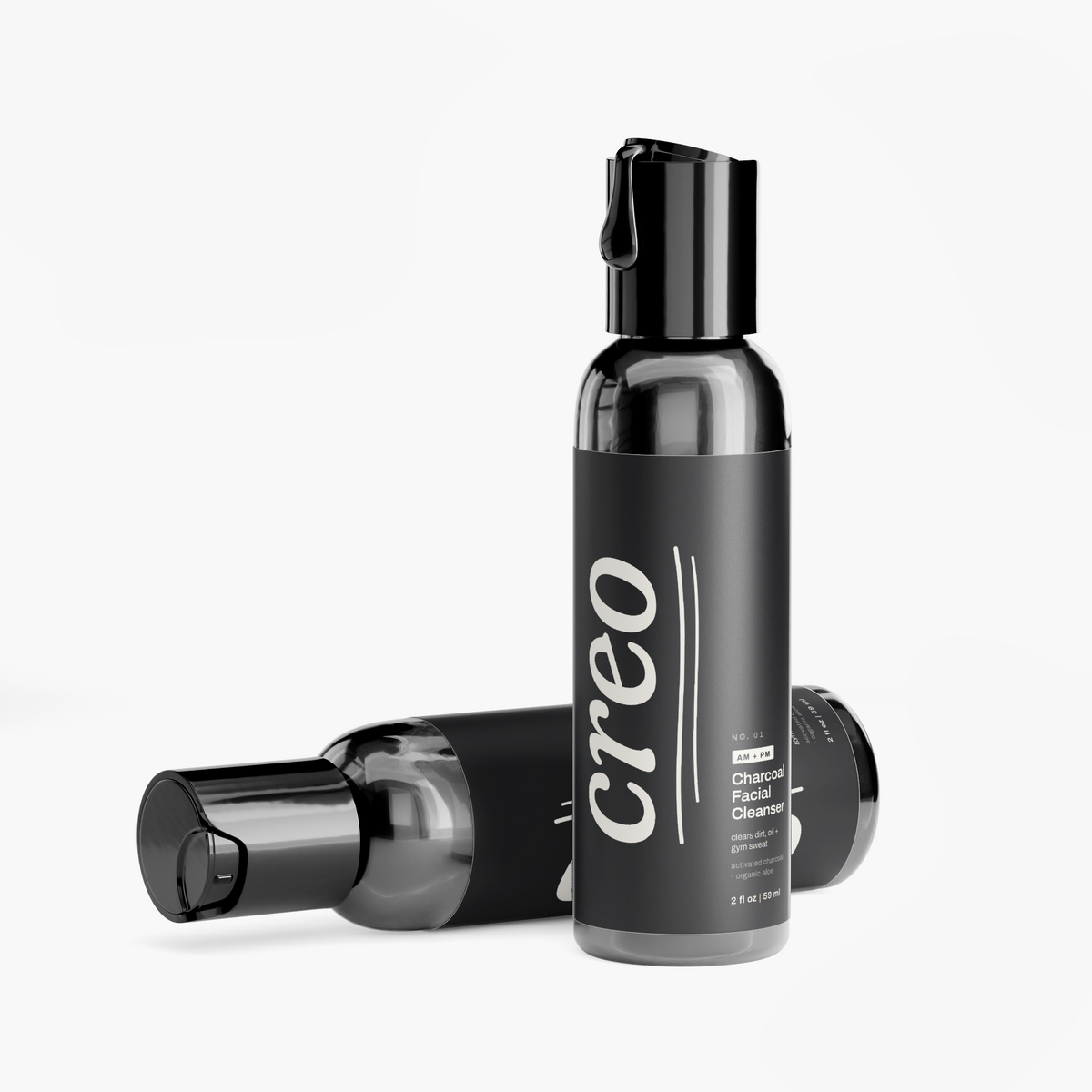 creo Charcoal Facial Cleanser label details